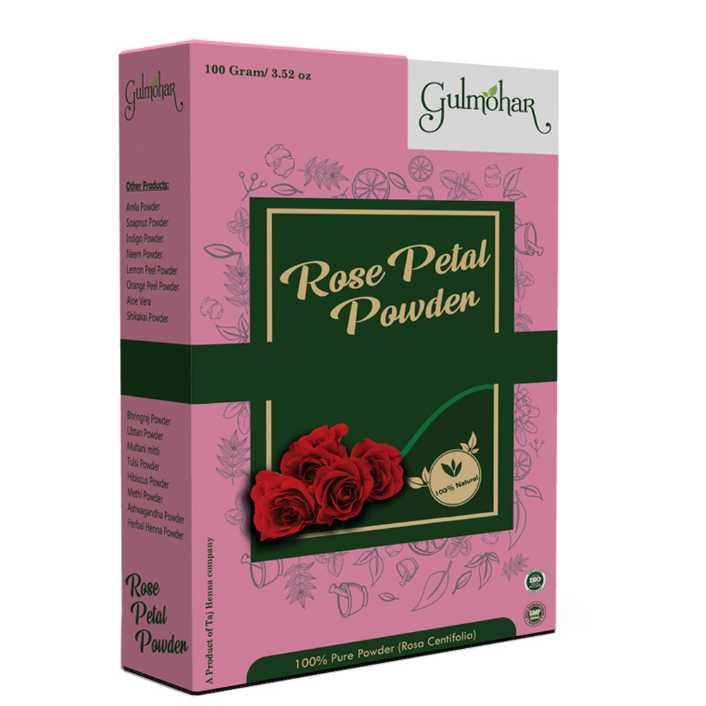 Gulmohar Pure Rose Petal powder